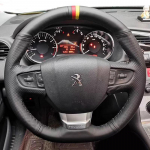 Skirta Peugeot Expert Traveller 408 Citroen Jumpy Spacetourer C3 C4 Fiat Scudo 2016-2022 tikros odos automobilio vairo užvalkalas