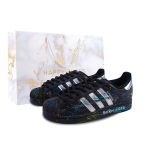 Adidas Originals SUPERSTAR Born Free, Speciali dėžutė Žemi krep&scaron;inio batai Unisex Juoda Sidabrinė EG4959(Team886-SBOX) 42⅔