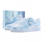 Nike Air Force 1 Starfall Jian Ware Neslystantys Atsparūs dilimui Žemi Kateboardo Batai Unisex Dangaus Mėlynumo CW2288-111(Team626-) 35.5