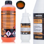 Besiurblis dažų purk&scaron;tuvas aptarnavimo rinkinys: Smoox Tepimo aliejus 250 ml + 3 viename Valymo ir konservavimo skystis 1 L skirtas Graco/Wagner/Rosfix