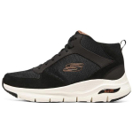 Skechers Arch Fit Sintetinės odos Patogūs Universalūs Smūgius Sugeriantys Auk&scaron;ti Laisvalaikio Batai Vyri&scaron;ki sportbačiai Juodi 232403-BLK 41 black
