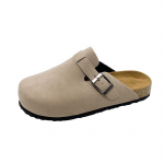 Nauji Moteri&scaron;ki Mediniai Klumpės Moteri&scaron;kos Kam&scaron;tinės Suede Mules &Scaron;lepetės Klasikinės Kam&scaron;tinės Neslystančios Lauko &Scaron;lepetės Su Arkos Atrama Zapatos Mujer 35