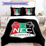 NEC Nijmegen Ra&scaron;tas Patalynė, Antklodžių Komplektas Antklodės Užvalkalas Pagalvės Užvalkalas Namų Gimtadienio Dovana (1*antklodės užvalkalas+2*pagalvės užvalkalas, be užpildo) 155x200cm įvairiaspalvis