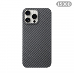 iPhone 15 Pro Max/iPhone 15 Pro anglies pluo&scaron;to dėklas Aramidinis pluo&scaron;tas Kevlar audinys Plonas kietas dangtelis Magnetinis juodas Plonas lengvas raudonas 600D Carbon Fiber&iPhone 15 Pro Max black