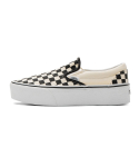 Vans Classic Slip-On Stackform - (&Scaron;a&scaron;kių lenta) Juoda:Klasikinė balta / Vn0A7Q5Rtyq1 Black:Classic White/245 white