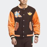 Adidas Originals Beisbolo striukė Unisex Tamsiai ruda HY7247 M orange