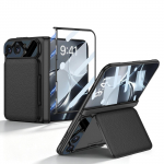 iPhone Duo Dėklas Odinis Atverčiamas Stovas su Kortelės Lizdu Atsparus Smūgiams Pilnai Apsaugantis Dangtelis su Ekrano Apsauga iPhone Duo Iphone Duo juoda