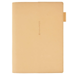 Hobonichi didelis Hobonichi planuoklio vir&scaron;elis A5 formato 5 metams (Natūrali oda) beige
