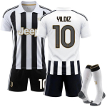 Paaugliams Vaikams Suaugusiems Individualus Vardas Futbolo Apranga 2026-27 Juventus Namų #10 YILDIZ Sportinis Treniruočių Mar&scaron;kinėlių Rinkinys su Kojinėmis 26 white