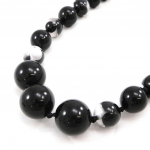 Les Tr&eacute;sors De Lily [I2741] - Sautoir Collier Cr&eacute;ateur 'Kilimanjaro' noir juoda