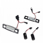 Suporuoti automobilio LED valstybinio numerio žibintai, skirti Skoda Octavia 2 Facelift 2009-2012 Facelift 2003-2012 Roomster 5J 2006-2010