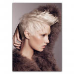 Mados plaukų plakatas ir spaudiniai &Scaron;iuolaikinė kirpykla Naujas plaukų dizainas Grožio salono nuotraukos Figūros Menas Sienų dekoras Tapyba HD0989 50x70cm no frame