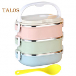 1 rinkinys &bdquo;Bento&ldquo; konteineris, didelės talpos terminis BPA, nemokamas, naudingas studentų darbuotojo maisto konteineris i&scaron;kylai lauko reikmenys Single Layer