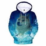 Shiba Inu Doge Dog 3D Print Hoodie Vyri&scaron;ki Moteri&scaron;ki Animacinių filmų Megztiniai Harajuku Hip Hop Sportiniai kostiumai Vir&scaron;utiniai pavasario rudens drabužiai S