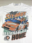Vintage NASCAR Tony Stewart Home 1999 Racing 90s Retro unisex mar&scaron;kinėliai S