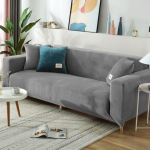 Velvet pliu&scaron;inis sofos užvalkalas Stretch viskas įskaičiuota sofos užvalkalai svetainei Tvirti sofos užvalkalai fotelio užvalkalai 4seater 235-300cm