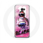 Coque pour samsung galaxy A5 2016 Formule 1 Sergio P&eacute;rez Pilote de F1 Rose