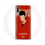 Coque pour Samsung Galaxy A50 La casa de papel Tokyo Fanart logo