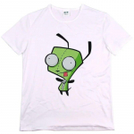 Kawaii Invader Zim Graphic mar&scaron;kinėliai Happy Hug Ready Zim Image Mieli animaciniai mar&scaron;kinėliai Unisex moteri&scaron;ki retro mar&scaron;kinėliai Negabaritinis mar&scaron;kinėliai 4XL