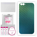 apgo Protective Skin Sticker for the back compatible with Doogee X30, Wrap Film, Foil, Vinyl - Pattern Carbon Chameleon CAKA1