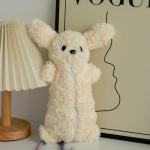 Mielas Kawaii &scaron;unų pliu&scaron;inių žaislų pie&scaron;tukų dėklas Animacinių filmų mink&scaron;tas pliu&scaron;inis &scaron;uniuko stacionarus krep&scaron;ys, didelės talpos daugiafunkcis krep&scaron;ys smėlis