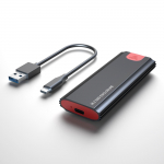 M2 NVMe SATA SSD dėklas 10 Gbps SSD dėžutė M.2 NVME NGFF SSD į USB 3.1 korpusą, A tipo ir C tipo kabelis, skirtas asmeniniam ne&scaron;iojamajam kompiuteriui