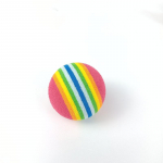 Katės žaislai kamuolys interaktyvus katės &scaron;uns žaidimas kramtymas bar&scaron;kutis kasymas EVA kamuolys treniruočių kamuoliai naminių gyvūnėlių žaislai reikmenys 4.2cm