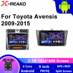 Carplay Multimedia Player Automobilinis radijas Android GPS Navigation Autoradio skirtas Toyota Avensis T27 2009 2010 2011 2012 2013 2014 2015 m. 4 core 1GB+32GB carplay