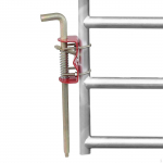 Farm Gate Anchor Cane Bolt 18 inch Drop Rod Cattle Accessory Heavy Duty Spring Loaded Gates