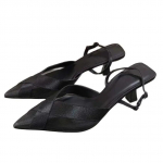 TRAF Mėlyni Auk&scaron;takulniai Su Kaspinėle Moteriai Madingi Smailianosiai Stiletai Slingback Sandalai Bateliai 2024 Ruduo Eleganti&scaron;ki Moteri&scaron;ki Bateliai Kulniuku 36