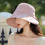 Pavasario ir vasaros nauja skrybėlė moteri&scaron;ka kibirėlio tipo skrybėlė vasarinė plona lauko nuo saulės skrybėlė madinga One Size juoda