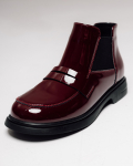 Chelsea batai Melanda 129856 36 bordo spalvos lakinė oda 36 bordinė