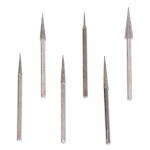 6 vnt 1&ndash;4&nbsp;Mm deimantinio &scaron;lifavimo galvutės adatos antgaliai graviravimo raižybos įrankis 2,35&nbsp;mm Onesize