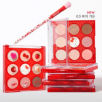 [Hello Kitty leidimas] AMUSE akių &scaron;e&scaron;ėlių paletė (su Eye Color Pop &scaron;epetėliu)