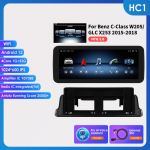 Hizpo Android 14 a&scaron;tuonių branduolių i&scaron;maniosios automobilio sistemos palaiko Carplay Android Auto Mercedes Benz C-Class W205/GLC X253 2015-2018 NTG 5.0 i&scaron;manųjį ekraną HC1 1G 32G AI