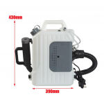 1400W 750ml/min Itin talpus elektrinis ULV purk&scaron;tuvas-miglotuvas Uodų naikintuvas Dezinfekcijos Kovos vaistai 10L 6-10M Atstumas Pur&scaron;kimo įrankis
