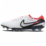 Nike Tiempo Legend 10 Elite FG Ready Pack Unisex Sportbačiai Balti Ry&scaron;kiai Raudoni Juodi DV4328-100 40