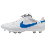 Nike Premier 3 Low FG vyri&scaron;ki sportbačiai, balti, signalinė mėlyna, HM0265-103 42.5