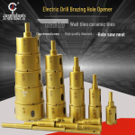 Jusen lituotas deimantinis grąžtas stiklui, marmurui, betonui ir plytelėms 160mm Golden Brazed Hole Saw