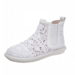 Mada Kar&scaron;tai Parduodama 2025 Nauji Patogūs Madingi Moteri&scaron;ki Kvėpuojantys Tinklelio Vasariniai Batai Suvarstomi Pėstiesiems Seklūs Nauji Vienspalviai Neslidūs Laisvalaikio Batai 35 balta