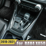 Skirta Toyota RAV4 XA50  2022 ABS Plastiko Automobilio Vidinis Pavarų Perjungimo Svirties Dėžutės Skydelio Apdailos Rėmelis Dekoratyviniai Priedai A Silver