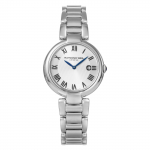 Raymond Weil SHINE Nerūdijančio plieno Safyro Kvarcinis 5 ATM Atsparumas Vandeniui Repetto Bendradarbiavimas Rožinė ir Juoda Ver&scaron;io Oda I&scaron;skirtinis &Scaron;veicari&scaron;kas Laikrodis Sidabrinis Laikrodis, Ciferblatas,