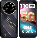 OUKITEL WP62 5G mobilusis telefonas 48GB+512GB 11000mAh 6.58 ekranas 108MP Android 15 juoda