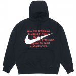 Nike Sportswear Swoosh Puloveris su gobtuvu Megztinis Vyri&scaron;ki Vir&scaron;utiniai Drabužiai Juodas CJ4864-010 XL