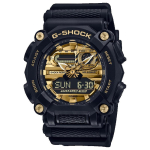 Casio G-SHOCK Vyri&scaron;kas dervos 200M atsparumo vandeniui Analoginis smūgiams atsparus kvarcinis laikrodis GA-900AG-1A juoda