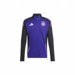 Adidas Vokietija Tiro 24 Competition Treniruočių vir&scaron;utinė dalis Futbolo mar&scaron;kinėliai Vyri&scaron;ki Violetinė Juoda IP8242 XS