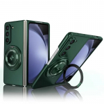 360&deg; magnetinis žiedas Laikiklis Telefono dėklas Samsung Galaxy Z Fold 7 6 5 4 3 5G Fold7 Fold6 Fold5 Fold4 Kietas apsauginis dangtelis Galaxy Z Fold5 žalia