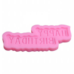 Su gimtadieniu angli&scaron;ka abėcėlė fondant silikoninė formelė abėcėlės torto dekoravimo formelė &scaron;okoladinė forma A rožinė