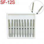 10 vnt. Dantų deimantų grąžtas Super Coarse FG 1,6 mm poliruojantis glotninamasis balinimo įrankis, skirtas didelės spartos rankiniam įrankiui SF-12S