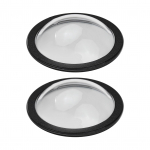 2 vnt veiksmo kameros objektyvo apsaugas, dvigubos optinės dangos pakeitimas, skirtas Insta360 ONE X2 skaidri